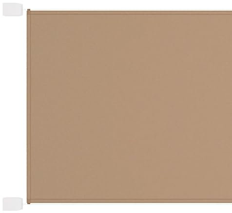 Home & Garden Artikel - Vertikale Markise, Taupe, 140 x 800 cm, Oxford-Gewebe