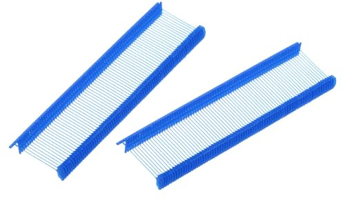 QUARKZMAN 2000 Stück Heftfäden für Etikettierpistole Standard, 20mm Tag Pins aus Kunststoff für Karton Etiketten mit Loch, Etikettierung von Kleidung und Textil, Blau