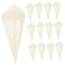 Amosfun 5 ensembles Conteneur En Bois Pour Rouleaux D'Œufs Cônes De Glace Pour Fête Pour Petits Aliments En Vrac Grands Cônes De Charcuterie Réalistes Et Desserts 100 pièces * 5