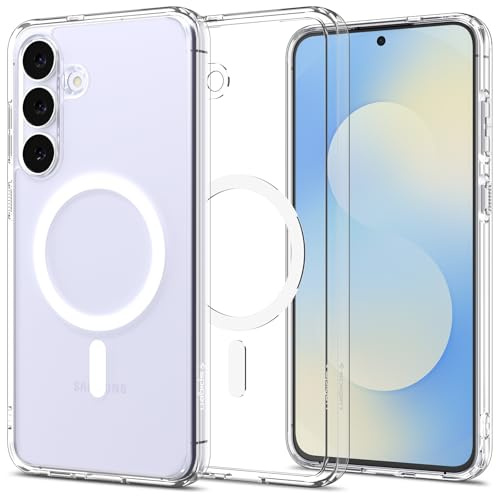 Spigen Ultra Hybrid MagFit Case Compatible with Samsung Galaxy S25 FE - Crystal White