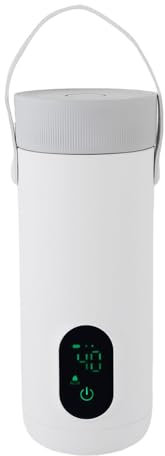 Dpofirs Travel Electric Kettle, Chaudière à Eau Chaude Rechargeable USB, pour le Camping en Plein Air, 350 Ml de Mini-bouilloire Portable, pour le Lait de thé à café