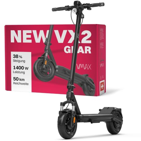 VMAX E-Scooter NEW VX2 Gear Straßenzulassung bis zu 50 km Reichweite