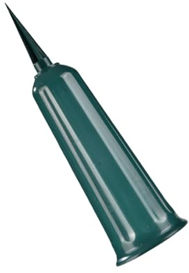 Qaonsciug Cône floral résistant aux intempéries pour pierres tombales, support anti-basculement avec design facile à insérer pour décorations funéraires extérieures, vase de fleurs anti-basculement