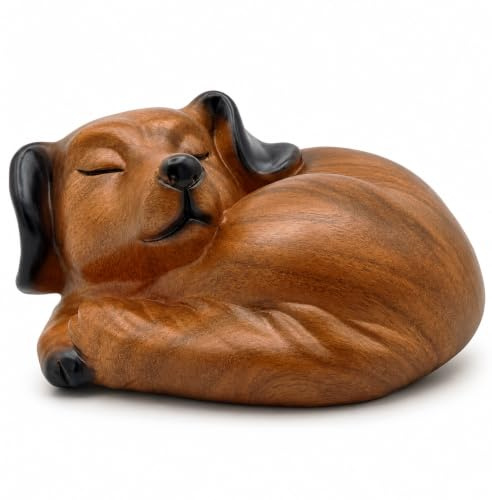 Urnas para Mascotas Hechas A Mano - Urna para Gatos Y Mascotas Pequeñas A Medianas - Impermeable Y Resistente A Roturas con Bolsa Resellable Santuario para Cenizas De Animales Tras La Cremación