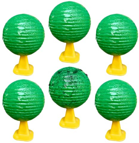 6pcs Piège à Mouche des Fruits Mouches de Fruits Boules Boule De Piège à Mouches Suspendue Pots de Fleurs balcons Cours vergers Cuisine Mouches deFruits Fourmis moustiques araignées (Vert)