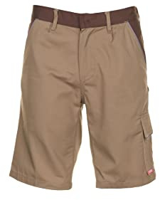 Planam Unisex Shorts Highline Größe M in Schiefer/schwarz/rot