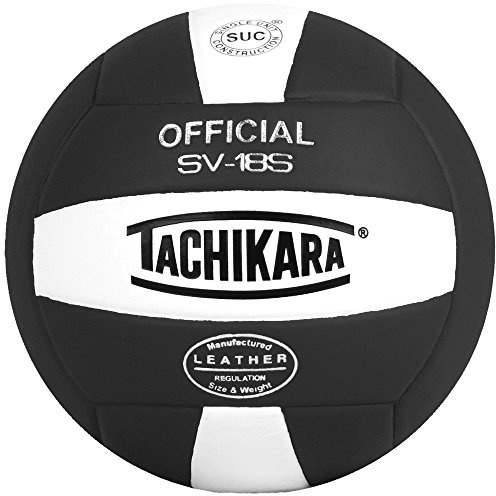 Tachikara Institutional quality Composite VolleyBall, Black-White