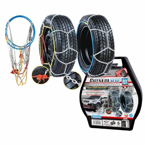 Chaînes à neige en forme de losange pour voiture groupe 45, 9 mm, demi taille, homologuées, certifiées ONORM V 5117