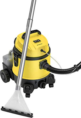Bomann BSS6000CB - Aspirateur - Dry/Wet - 1200 Watts - Embout pulvérisateur - Système de Double Filtre - Réservoir 20 litres- Jaune/Noir