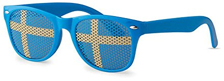 notrash2003 WM/EM Sonnenbrille Fanbrille Fußballbrille Länderflaggen Sportbrille Spassbrille Mallorca Herrenbrille Damenbrille Urlaub Party Sportevent in 12 Länder Designs UV400 Schutz Kategorie 2