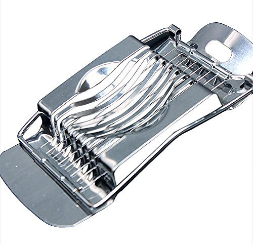 Stainless Steel Egg Slicer Cutter, Get Perfect Hard Boiled Eggs Slices Without The Mess