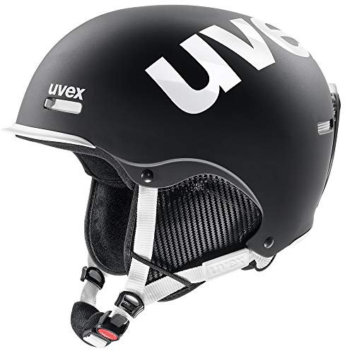 uvex hlmt 50 - robuster Skihelm für Damen und Herren - individuelle Größenanpassung - optimierte Belüftung - Black-White matt - 59-62 cm