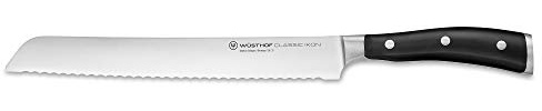 Wüsthof TR1040331023 Couteau à pain Classic Ikon 23 cm, acier inoxydable, couteau forgé