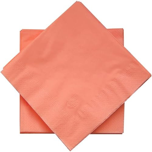 DSTOCK60 - 100 Papierservietten - pink/ rosa - 30 x 30 cm - 2-laig- 1x verwendbar
