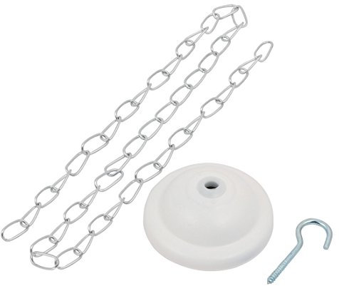 Ruilogod 50 cm Länge Edelstahl Lampenkette W Schneckenhakenabdeckungskappe