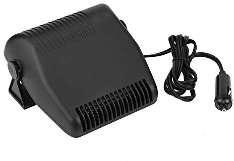 12V Car Heater, Portable Car Windscreen Demister Heater Ceramic Heating Windshield Defroster Demister, 2 in 1 Fast Heating Defroster&Cooling Fan Heater for Car