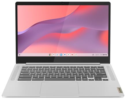 Lenovo IdeaPad Slim 3 Chromebook 14M868 - Computer portatile 14'' FHD (MediaTek Kompanio 520, RAM 8GB, SSD 128GB, Arm Mali-G52 2EE MC2 GPU, Chrome OS) Tastiera AZERTY Francese - Grigio