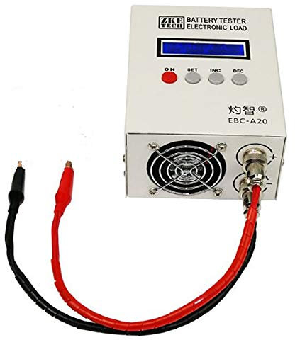 EBC-A20 Batterietester Akkutester mit Lade- und Entladefunktion Batterieprüfergerät Batterieprüfer Lithium/Blei-Säure Batterie Kapazität Tester Volt Prüfgerät