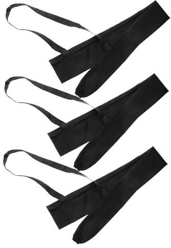 TOPBATHY 3pcs Water-absorbent Umbrella Storage Bags Hanging Strap, Folding and Long Umbrella Protection Pouch Set for Outdoor Use