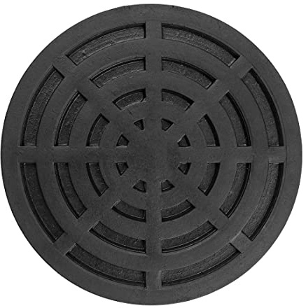 SIO Taco de Goma para Gatos y Elevadores de Columna 110 mm INT – Almohadilla de Caucho para Elevador de Vehículos – Protector de Puntos de Apoyo – Ø Exterior 130 mm x 26 mm