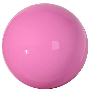 Balle de Jardin Miroir, Regarder la Balle, Boule Rose Creuse en Acier Inoxydable, Boules Creuses suspendues for décorations de scène et de Mariage (Couleur : Rose)(Size:135MM)