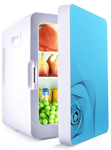 Portable Mini Fridge 20L with Cooling and Heating Function - Car and Home Dual Use for Drinks, Beer, Fruits - Ideal for Home, Travel