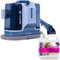 Pro-Kleen Spot Cleaner Carpet Washer 650W, 1.8L Tank, Removes Stains from Carpets, Stairs, Upholstery, Includes 5 Cleaning Attachments (Spot Cleaner With 1L Lavender Wash & Protect)