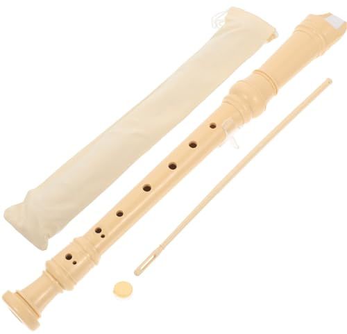 Schülerblockflöteninstrument 8-loch für Anfänger, Abs, Klarer Klang | Einfaches Blasinstrument für Kinder, Leicht zu Reinigen, Schulanfang Party