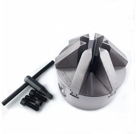 DAISHUJIE Drehfutter Präzisions-6-Backen-Selbstzentrier-Bohrfutter 100 mm Drehfutter K13-100 Drehfutter Manuelle Ausführung