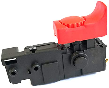 Interruptor de taladro eléctrico ajustable para accesorios de herramientas eléctricas Gsb13 RE, color rojo y negro, portátil