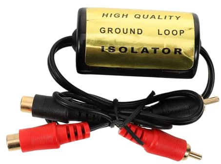Ciieeo Auto-bodenrauschfilter Für Kfz-Audio Lichtmaschinen-rauschfilter Erdschleifen-Isolator -rauschfilter