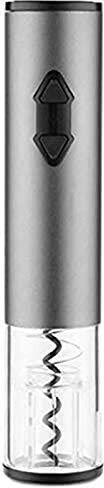 VAYEODEYU Sacacorchos， Abridor de vino eléctrico a batería, automático, inalámbrico, cortador de papel de aluminio, plateado, 22 cm