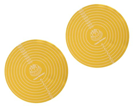 ZYMIADOU Lot de 2 feuilles de silicone antiadhésives lavables au lave-vaisselle pour rouler la pâte et la cuisson du pain Passe au lave-vaisselle