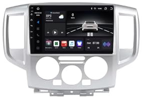 Autoradio touchscreen 2 DIN Navigazione per autoda 9 pollici Android 15 per Nissan NV200 NV 200 2009-2013 CarPlay Android Auto BT5.0 WiFi/4G GPS IPS1280*720 Telecamera posteriore (B3 4+64G)