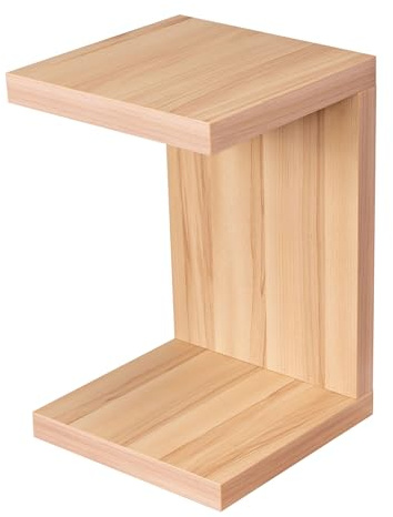 levandeo Beistelltisch Coco Kernbuche 32x32cm Höhe 50cm Keine Montage fest verleimt Holz Couchtisch Tisch Sofatisch