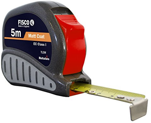 FISCO TL5M - Flexometro Clase I con caja ABS y empuñadura de goma de 5m x 19mm