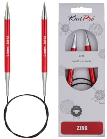 KnitPro Zing Rundstricknadeln 32 (80cm) | 9mm