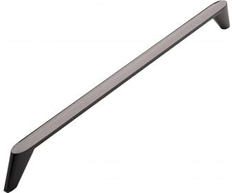 SIRO Möbelgriff Burgau, Modern, Design, Druckguss anthrazit, 335 mm x 31 mm x 13 mm, LA 320 mm, 2413-335ZN16