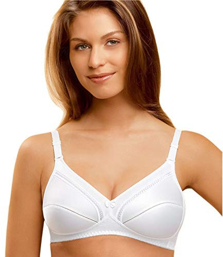 Triumph Women's Claudette 200 Stretch N X Non-Wired Bra, White, 38B