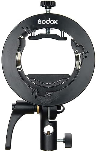 Godox S2 Bowen Support de flash type S pour flash stroboscopique Godox V1 V860II AD200 AD200Pro AD400Pro Speedlite