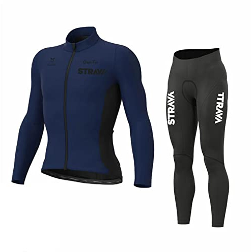 Tuta Abbigliamento Ciclismo Da Uomo Inverno Termico, Invernale, Squadre Professionali Con Imbottiti In 3D Gel Traspirante E Ad Asciugatura Rapida