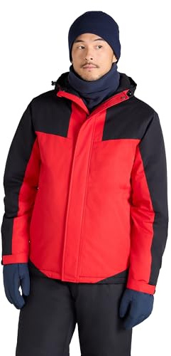 Mountain Warehouse Dusk Skijacke für Herren - Wasserbeständige Snowboardjacke, Fleecefutter, Schneerock, Kapuze und Bündchen zum Verstellen - Ideale Winterjacke