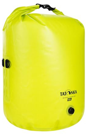 Tatonka WP Stuffbag Valve (15/25 / 48 L) - Leichter, wasserdichter Packsack mit Rollverschluss und Ventil zur Volumenkomprimierung in verschiedenen Größen