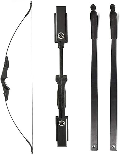 Recurve Bogen und Pfeile Set Bogenschießen Takedown Bogen Jagd 30/40lbs Erwachsene Jagdschießen Outdoor Anfänger Schießen mit Bogenschießen Zubehör Langbogen Set (40lbs Bogen)