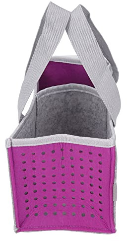 Tragbare Tragetasche, Tasche für Toniebox-Player, Starter-Set, Tasche mit Extra Platz aus Filzstoff (violett)