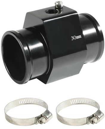 Flaconi Sensor Temperatura Coche,Sensor Temperatura,Adaptador Universal para Sensor de Temperatura del Agua,Adecuado para Manguera de Tubo de Junta de Temperatura del Agua del Automóvil(30mm)