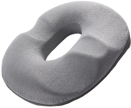 Vriusi Donut Sitzkissen, Donut-Sitzkissen - Bequemes Sitzkissen mit HohlDonut-Kissen | Komfortables Kissen | Tragbares orthopädisches Stützkissen für Schwangerschaft