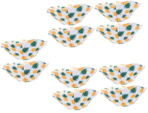 Zerodeko 10piezas Soporte Para Cuencos De Microondas Aislantes Antideslizantes Para Cocina y Fácil De Limpiar Diseño Patrones De Frutas