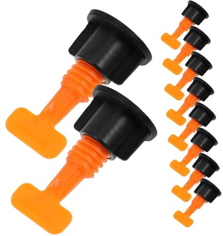 Housoutil 50sets Tile Leveling System Wall Tile Spacers for Floor Wall Installation