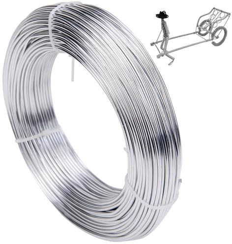 Hantverkstråd 3 mm x 20 m, silvertråd, smyckestråd silver
